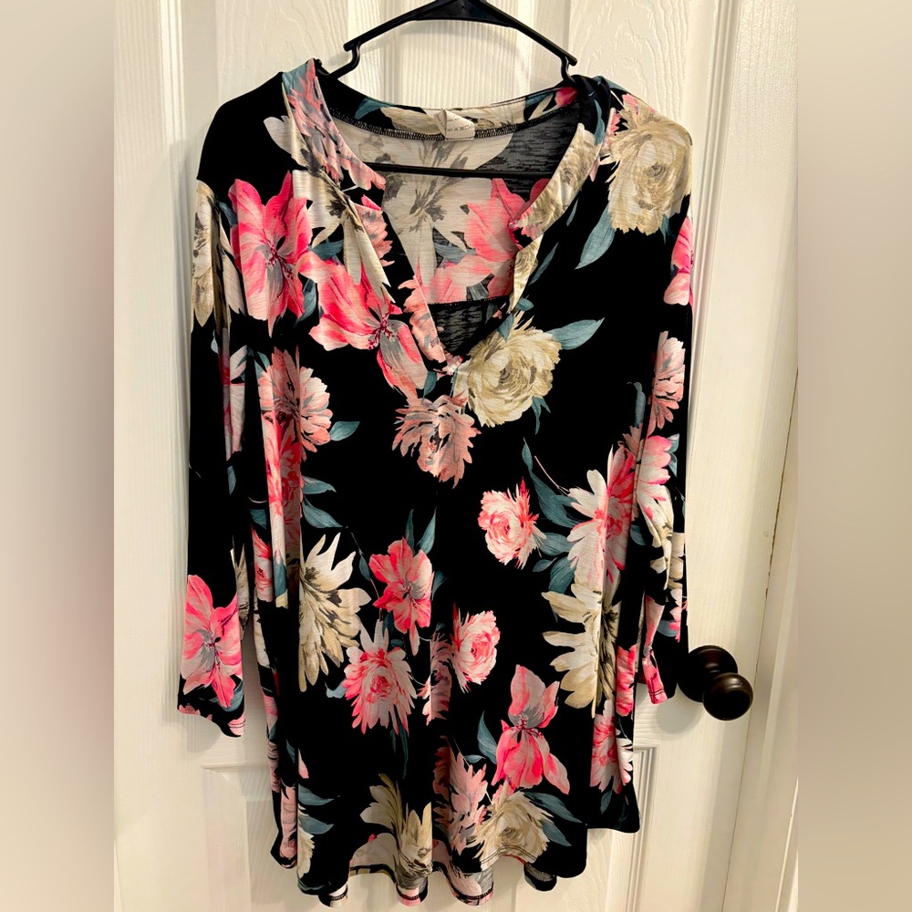 Sew in love floral blouse